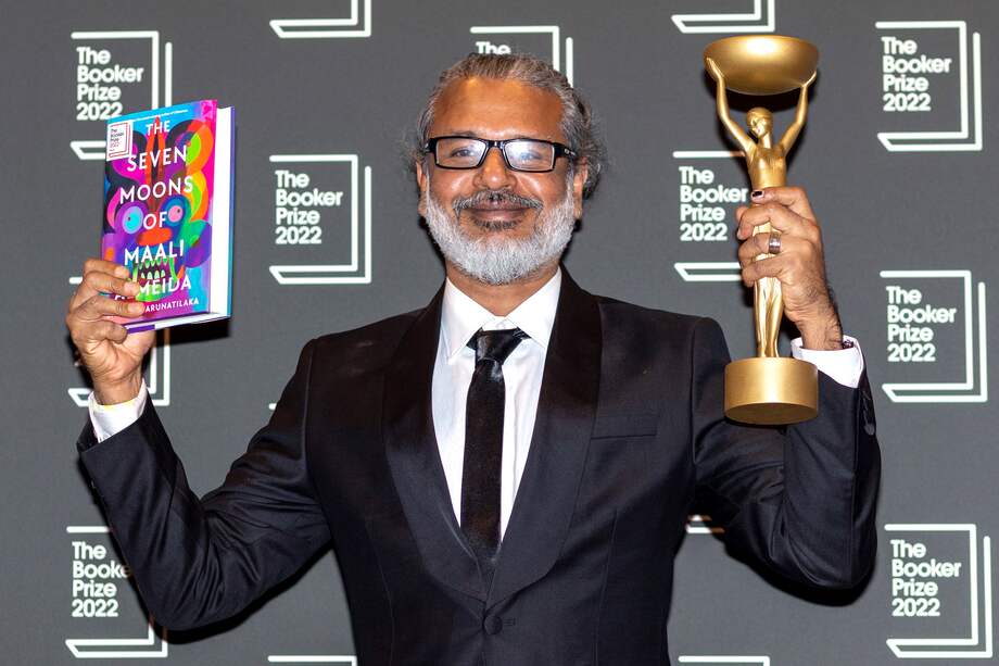 La lista de finalistas de este año incluye a NoViolet Bulawayo ('Glory'), Percival Everett ('The Trees'), Alan Garner ('Treacle Walker'), Shehan Karunatilaka ('The Seven Moons of Maali Almeida'), Claire Keegan ('Small Things Like Estos') y Elizabeth Strout ('¡Oh, William!'). El Premio Booker es el premio más prestigioso para ficción en inglés publicado en el Reino Unido e Irlanda. (Irlanda, Reino Unido, Londres) EFE/EPA/TIM IRELAND