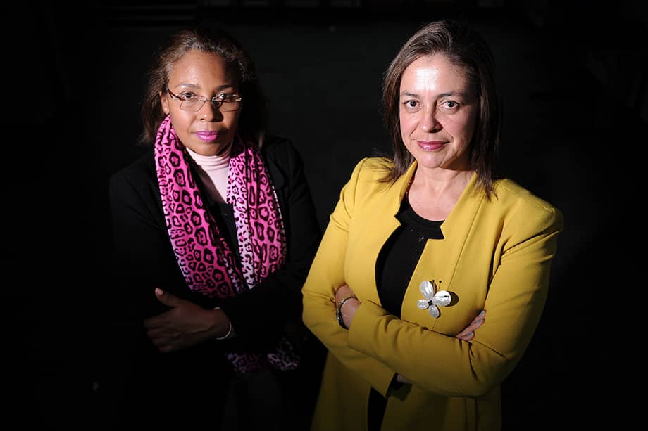 Consuelo Tapia y Silvana Guerrero, negociadoras del ELN en Quito (Ecuador)/ Mauricio Alvarado.