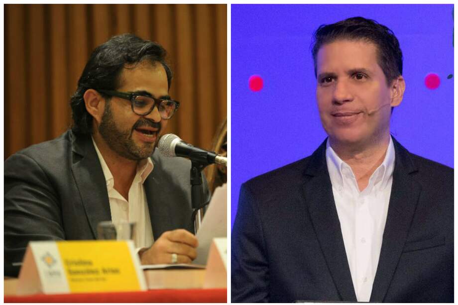 Wilson Castañeda (izq), director de Caribe Afirmativo; y Miguel Arrázola, pastor de la iglesia Ríos de Vida.