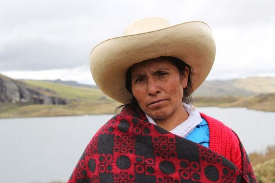 La campesina peruana se hizo merecedora del premio por su defensa del medio ambiente en el conflicto con la empresa minera Yanacocha / Goldman Prize