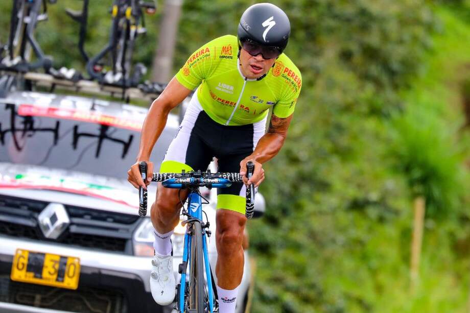 Fabio Duarte, corredor del Team Medellín.