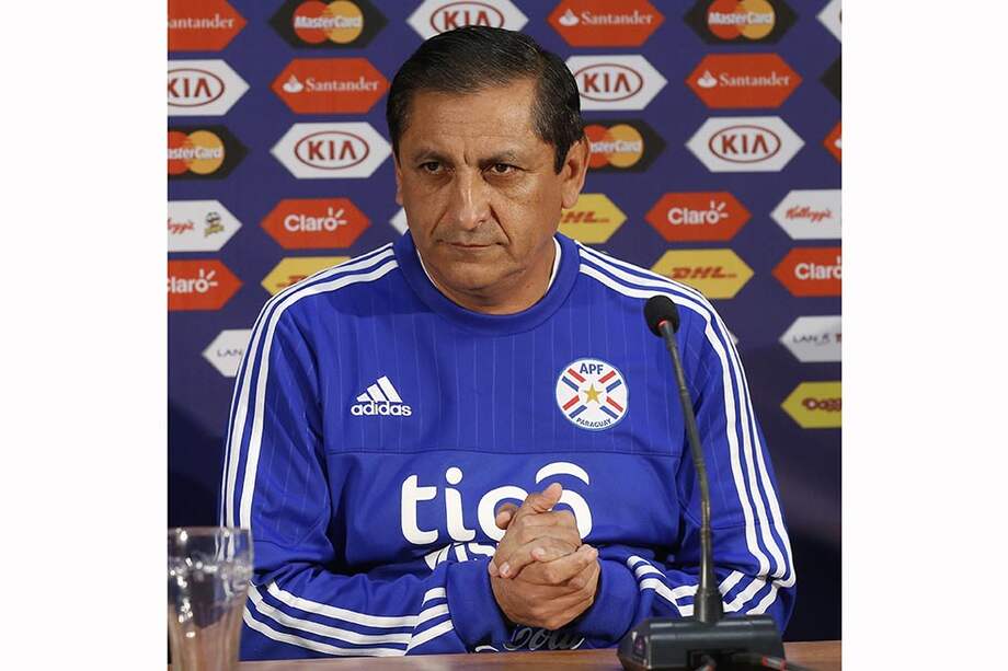 Ramón Díaz, director técnico de Paraguay. /EFE
