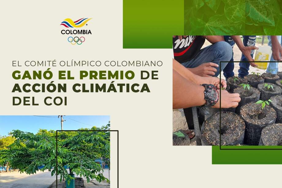 Comité Olímpico Colombiano, ganador del premio de acción climática del COI