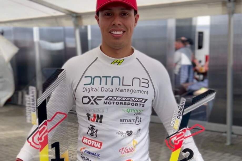Óscar Tunjo líder del Campeonato Prototype Cup en Alemania tras una victoria y un segundo puesto este fin de semana.