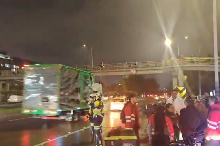 Protestas en la calle 26 con Av. Boyacá