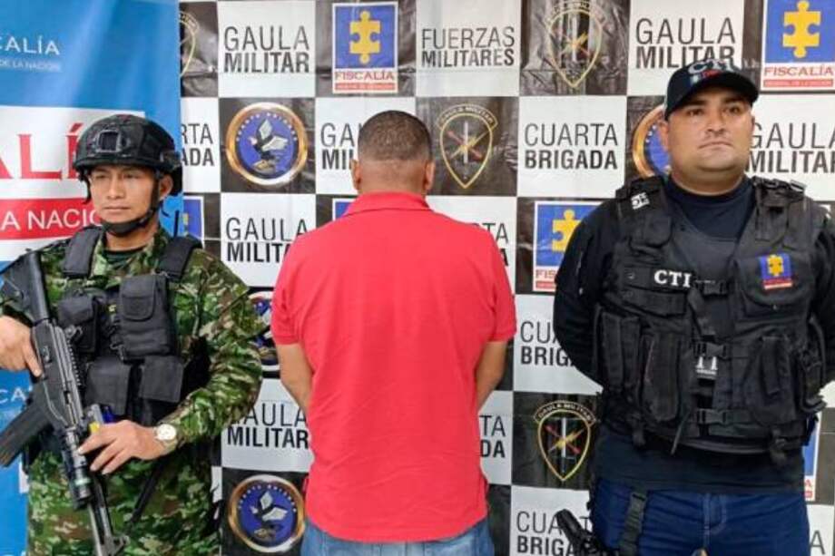 Captura de Johan Sebastián Rodríguez Mendoza, funcionario de la UNP que transportaba armas para las disidencias de las Farc.