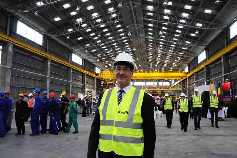 Fons Peters, CEO del Grupo Etex (dueño de Skinco). / Cortesía La Patria