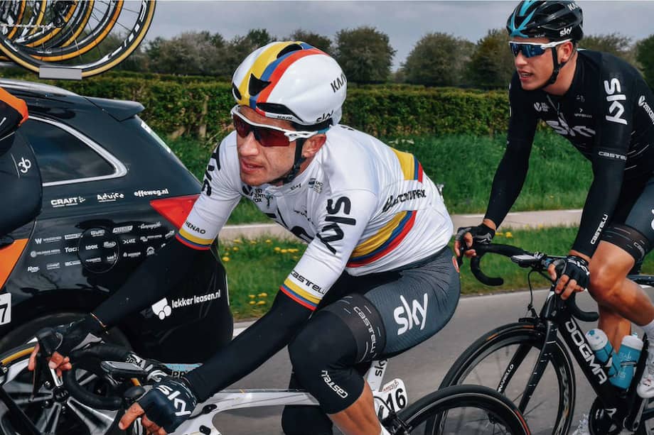 Sergio Luis Henao, ciclista del equipo Sky. / Team Sky