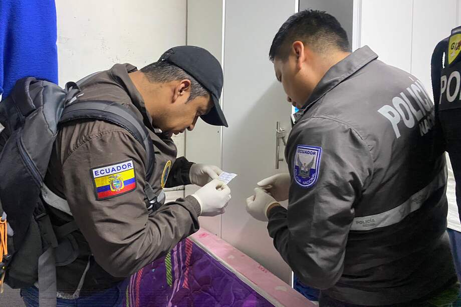 Imagen de referencia de la Policía de El Oro, Ecuador, donde el fin de semana nueve colombianos murieron tras una masacre que está siendo investigada por las autoridades.