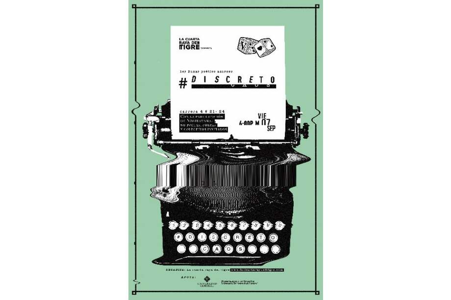 El Festival Discreto Caos abre un espacio para la poesía en un ambiente de bazar. / Felipe Cifuentes