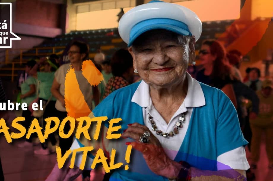 Imagen promocional del Pasaporte Vital que entrega el Instituto Distrital de Recreación y Deporte de Bogotá.
