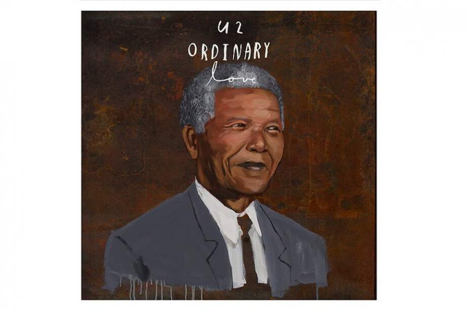 Retrato de Nelson Mandela, obra del irlandés Oliver Jeffers.