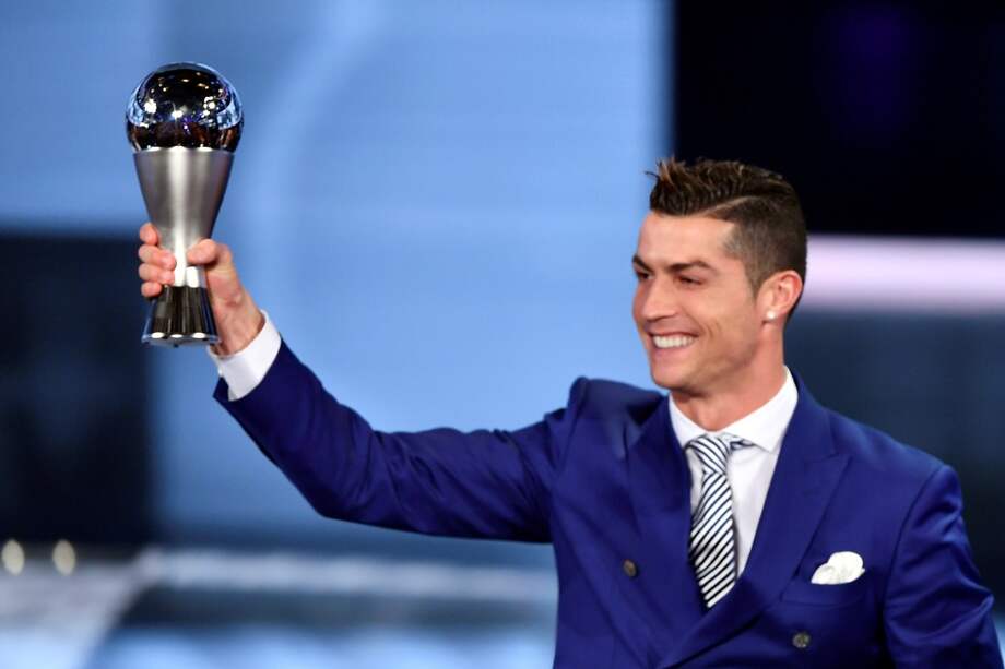 El portugués Cristiano Ronaldo, el mejor futbolista del mundo en 2016. / AFP