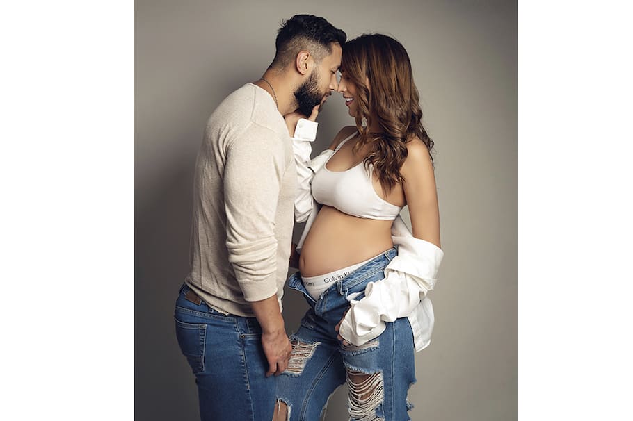 La presentadora Violeta Bergonzi se prepara para recibir a su pequeña Alicia.