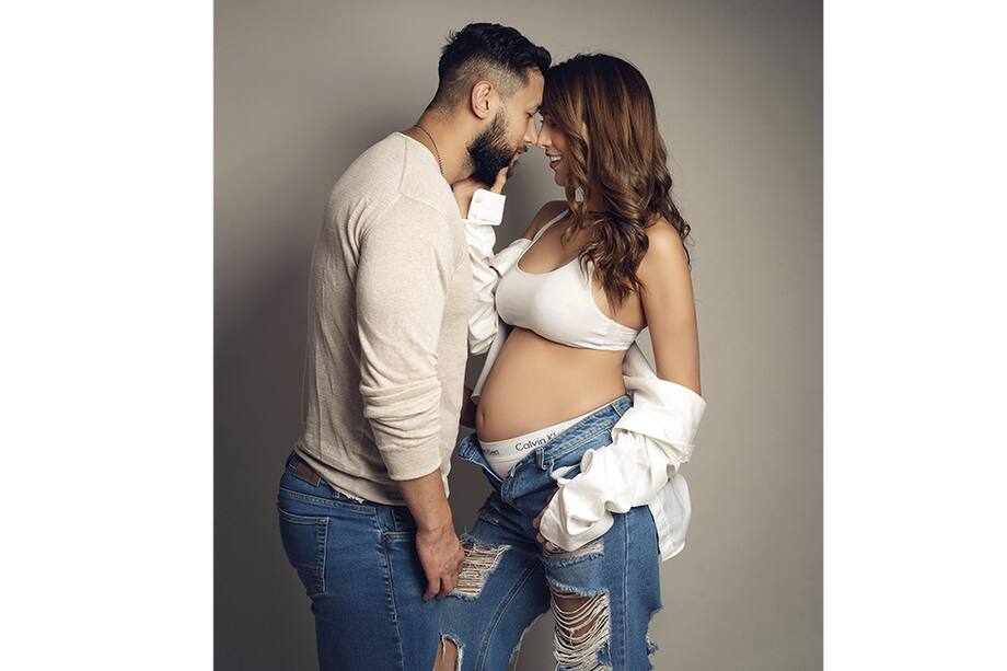 La presentadora Violeta Bergonzi se prepara para recibir a su pequeña Alicia.