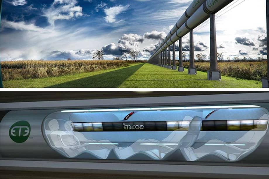 Diseño conceptual del transporte en cápsulas Hyperloop
