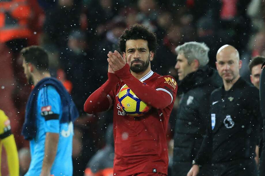 Mohammed Salah, delantero del Liverpool. / AFP
