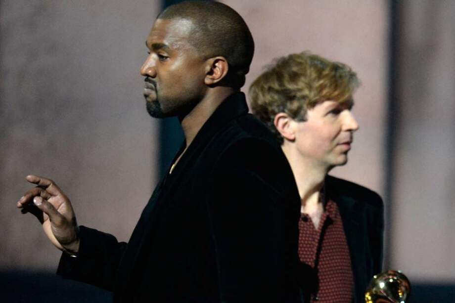 Kanye West y Beck. / AFP