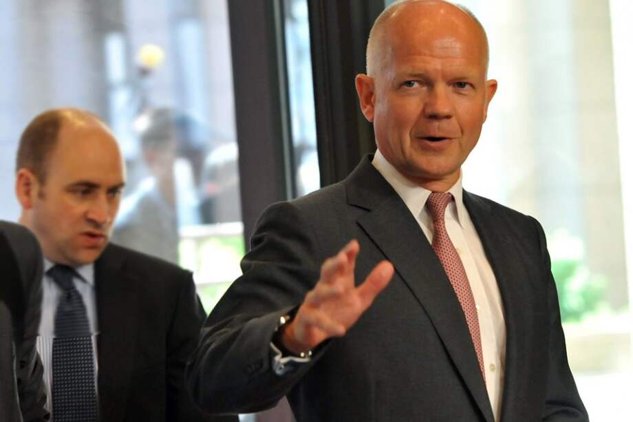 El ministro británico de Asuntos Exteriores, William Hague./ AFP