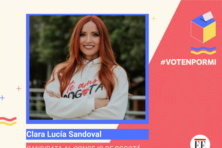 Clara Lucía Sandoval, candidata al Concejo de Bogotá.