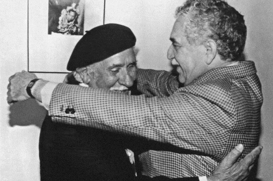 Leo Matiz y Gabriel García Márquez se encontraron en Biarritz (Francia) en 1995, durante una exposición del fotógrafo./Fotos: Leo Matiz