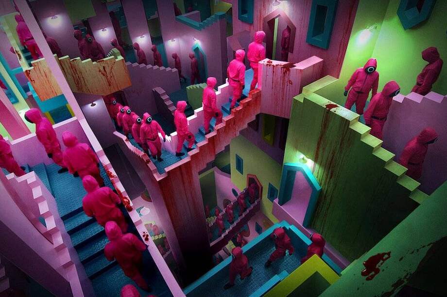 Imagen de la exitosa serie de Netflix "El juego del calamar".