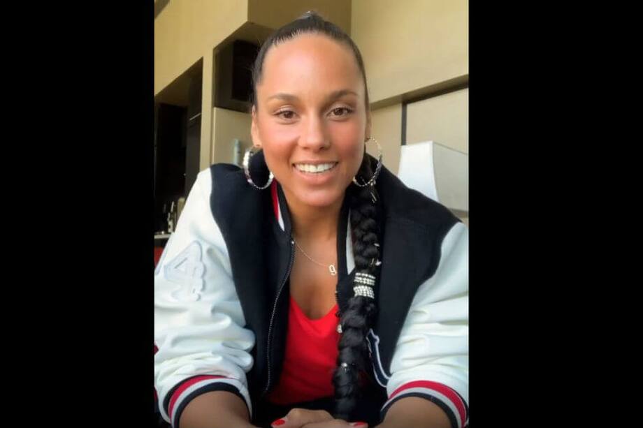 Imagen tomada de la cuenta de Instagram 'aliciakeys'.