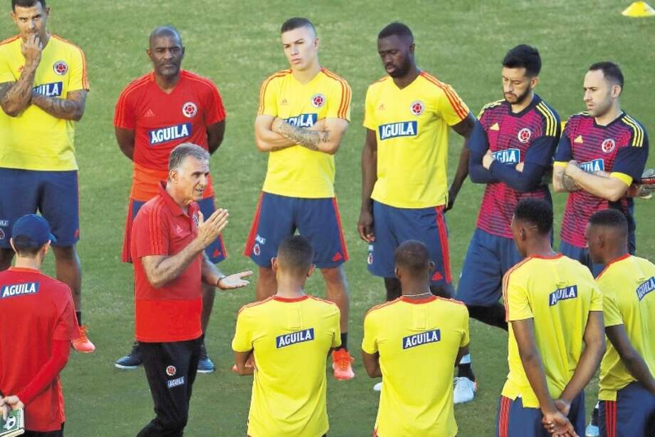 La selección de fútbol de Colombia está lista para su estreno en la Copa América, este sábado ante Argentina, en Salvador de Bahía. / EFE