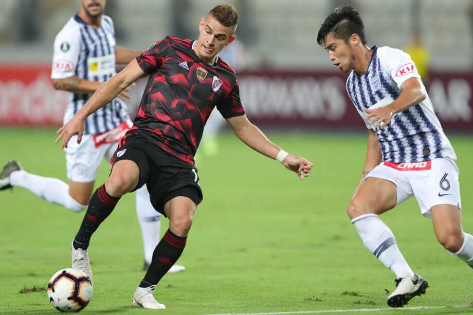 Rafael Santos Borré, delantero colombiano de River Plate. / EFE