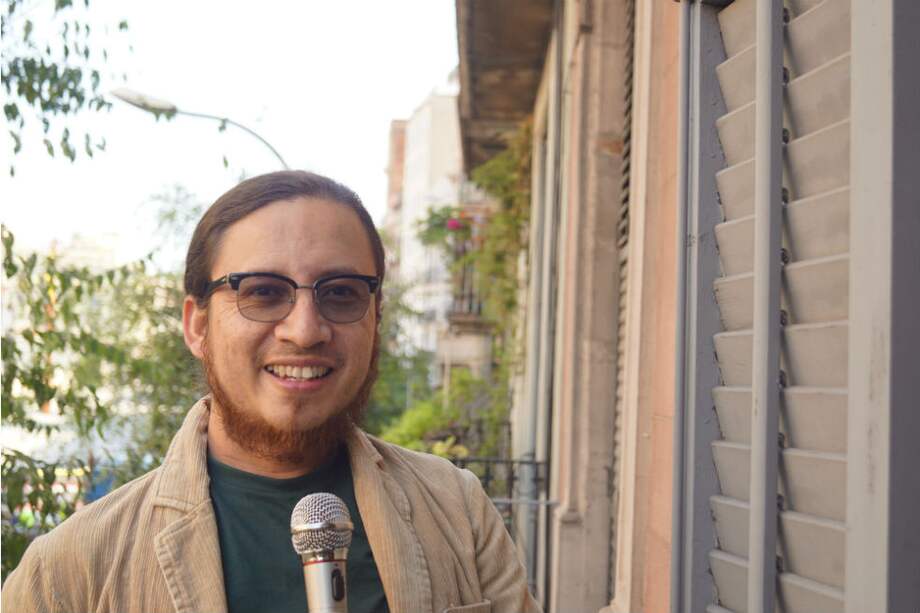 Milthon Robles, periodista hondureño, salió de su país por amenazas de muerte. / Cortesía