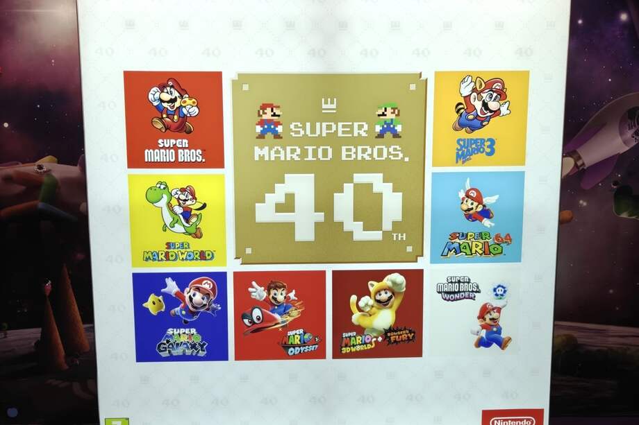Celebración de los 40 cumpleaños de Super Mario Bros con Nintendo España.