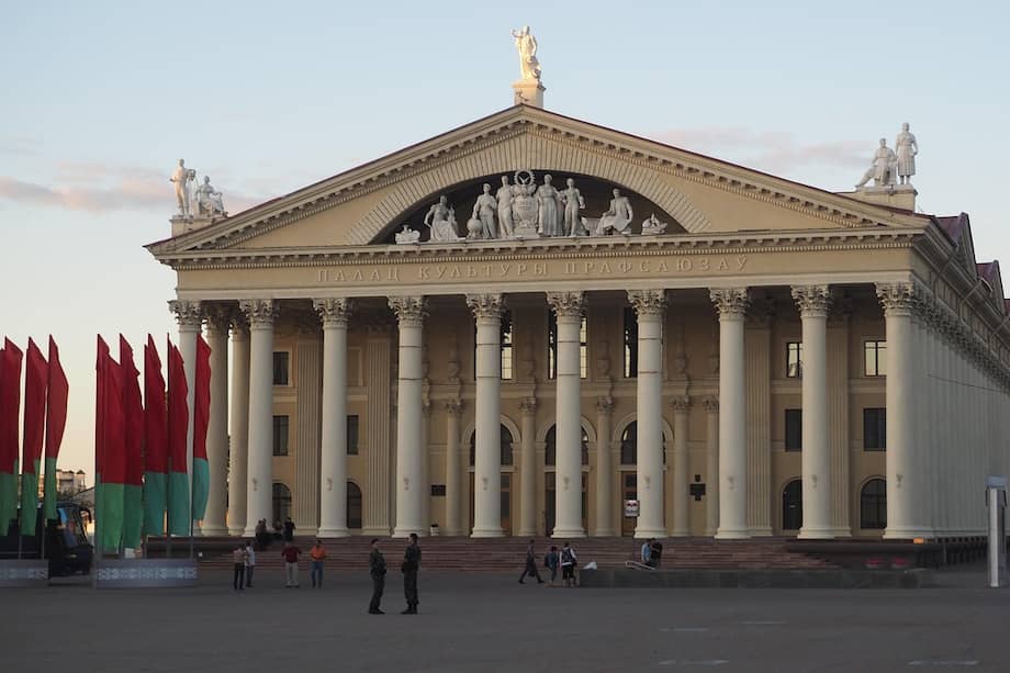 La casa de la cultura y Bielorrusia.