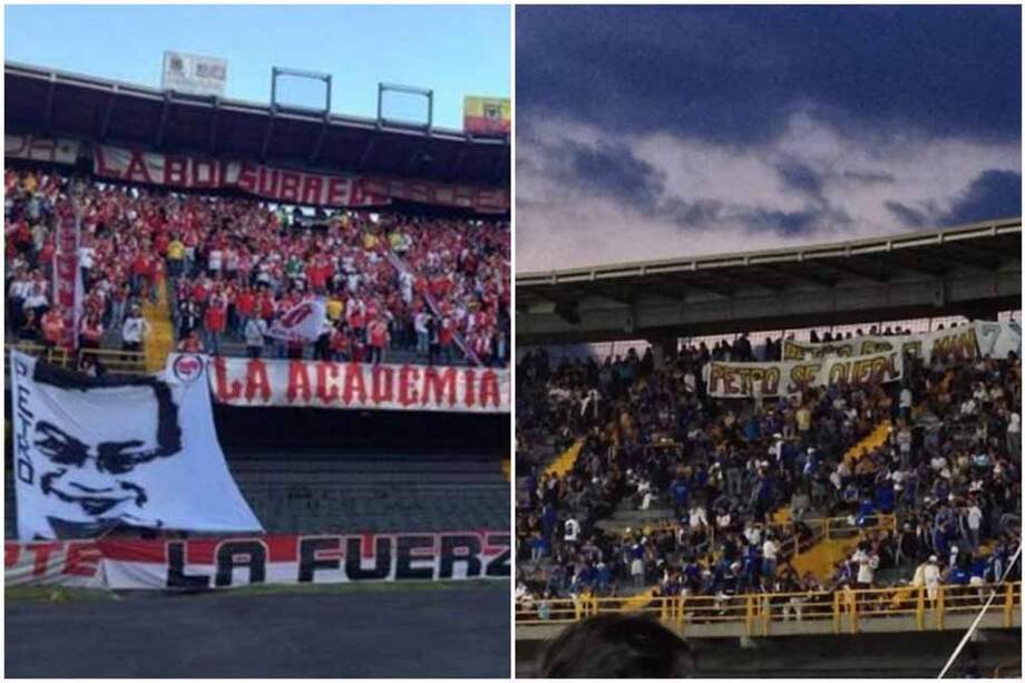 Las banderas de respaldo al alcalde Gustavo Petro