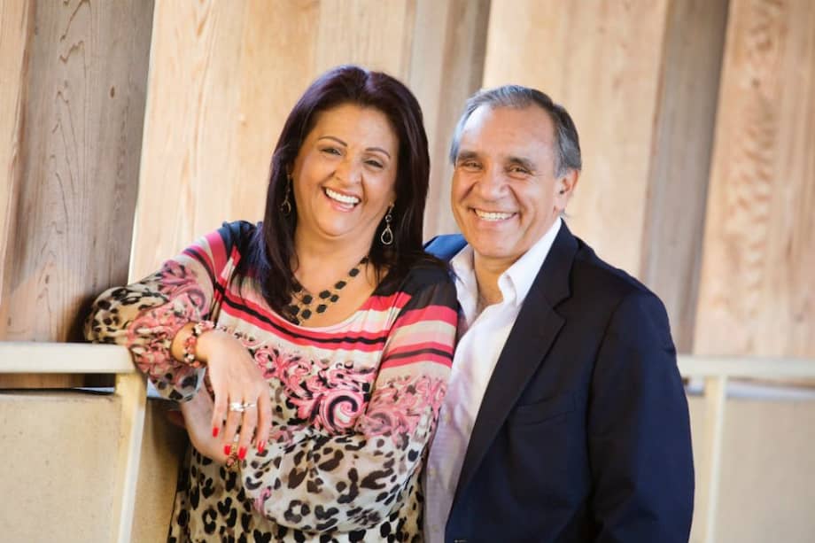 Giovanny Castro y su esposa Gloria Cuellar, nacidos en Bogotá, están casados hace 36 años. / Archivo particular