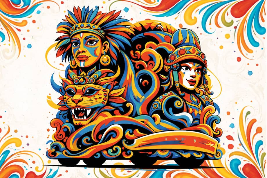 Carrozas del Carnaval de Negros y Blancos