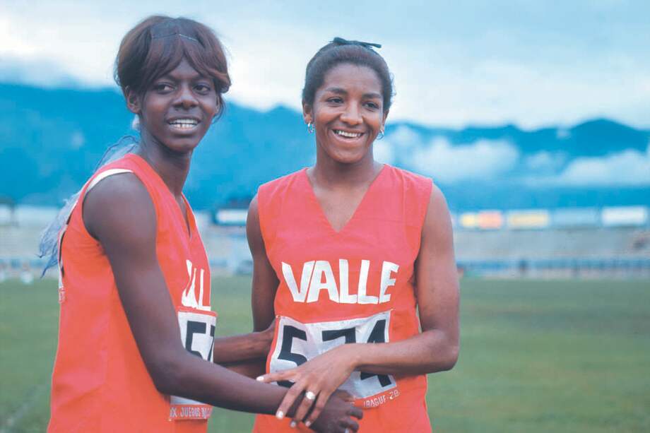 Juana Mosquera y Elsy Rivas brillaron en competencias internacionales en la década del 70. / Archivo El Espectador