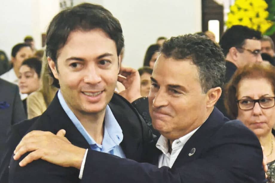 El alcalde de Medellín, Daniel Quintero, y el gobernador de Antioquia, Anibal Gaviria. / Luis Benavides