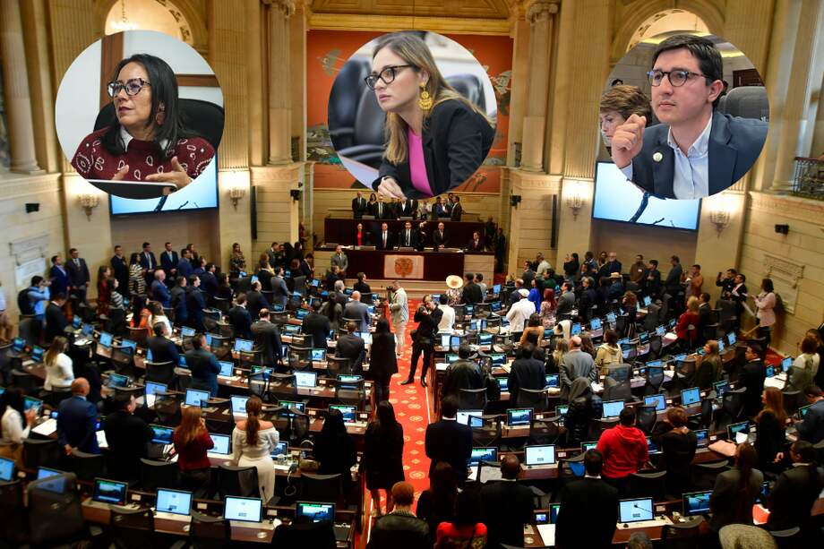 Los representantes Alexandra Vásquez (Pacto Histórico), Carolina Arbeláez (Cambio Radical) y Duvalier Sánchez (Alianza Verde) cuestionaron los dispositivos instalados en las oficinas de algunos congresistas.