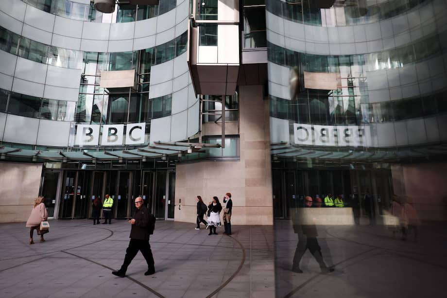 La sede central de la BBC en Londres.