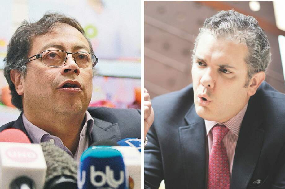 Candidatos a la Presidencia Iván Duque y Gustavo Petro. / Archivo