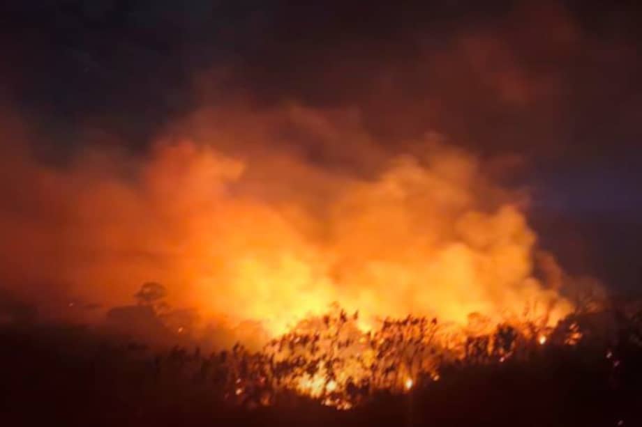 Incendios en el departamento del Tolima.