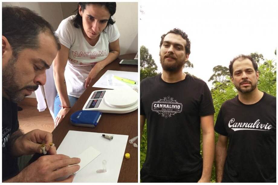 La doctora Paola Pineda y los productores Julián Caicedo y Jorge Montoya. / Cortesía