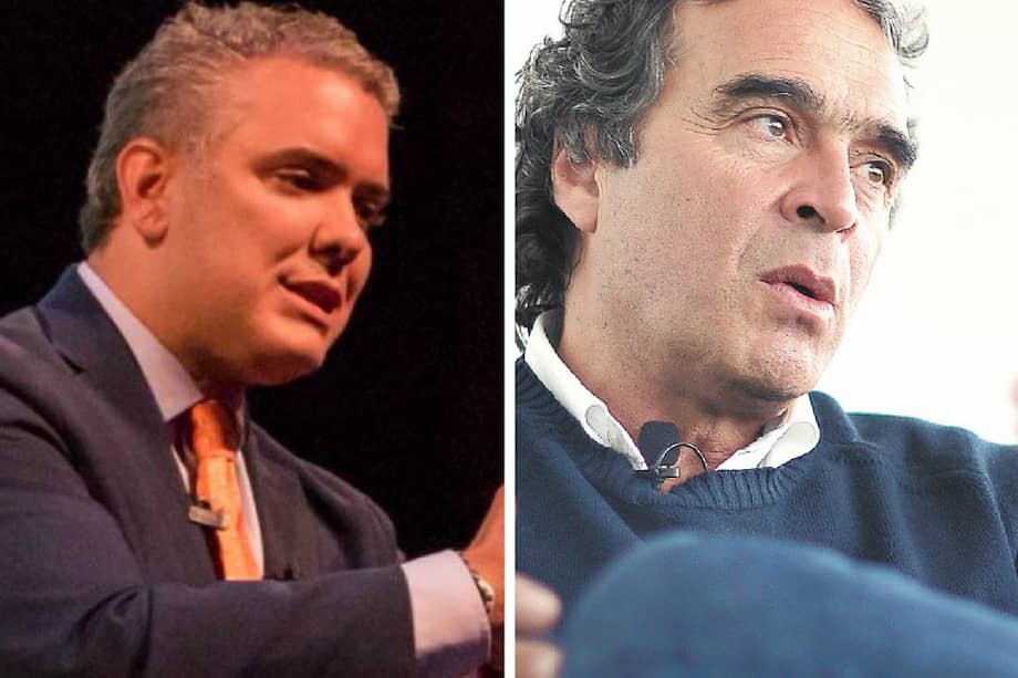 Candidatos presidenciales Iván Duque y Sergio Fajardo. / Archivo