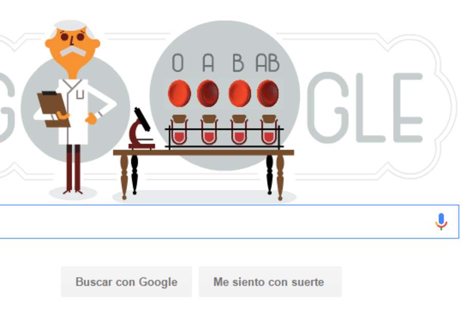 A, B, AB, 0… no son las notas de Karl Landsteiner, sino los tipos de sangre que descubrió / Google