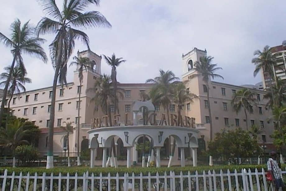 Fachada del Hotel Caribe, en Cartagena