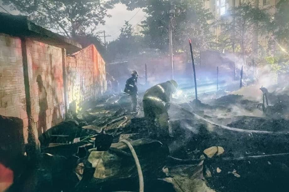 El incendio no dejó personas lesionadas.