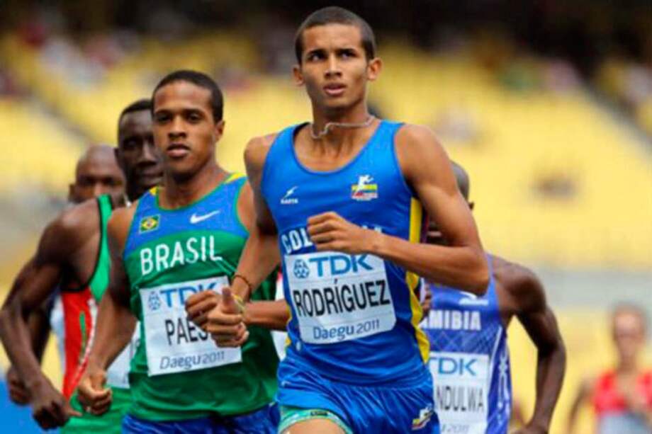 Colombiano Rafith Rodríguez, a semifinal de 800 metros planos