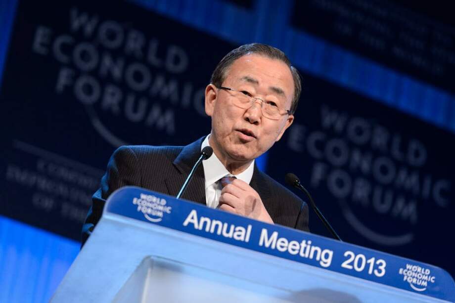 Ban Ki-moon, secretario general de la ONU. Foto: AFP