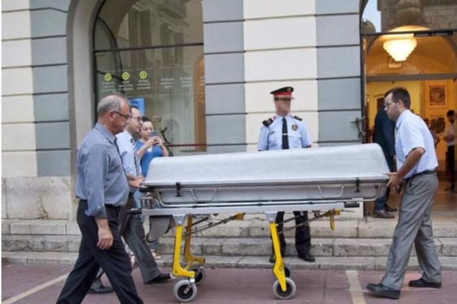 Los restos de Salvador Dalí fueron exhumados el pasado 20 de julio. / Robin Townsend-Efe