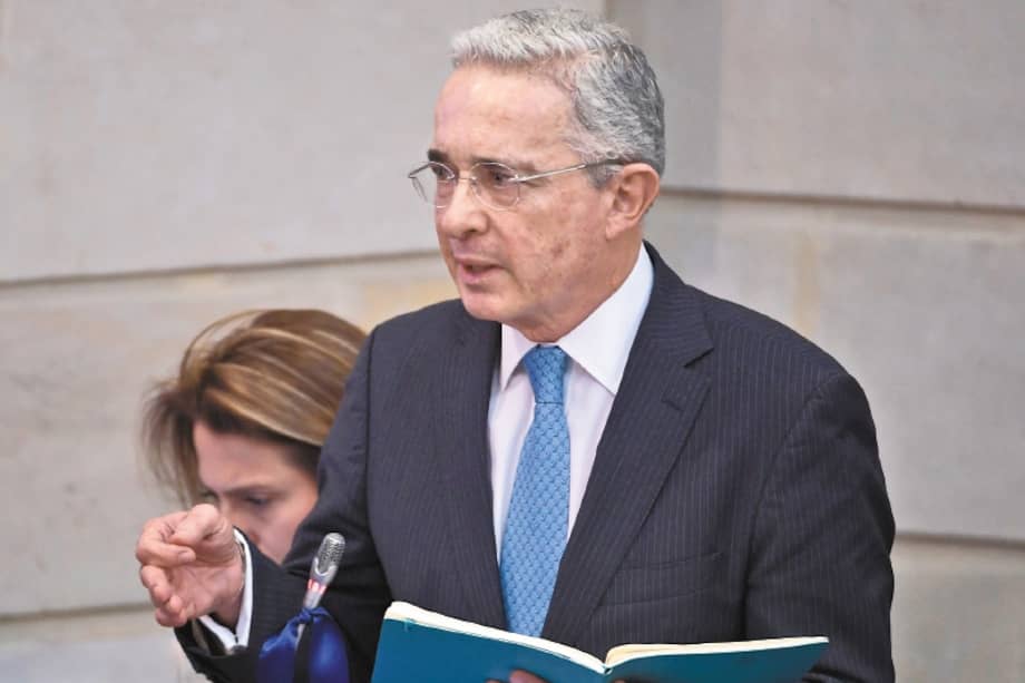 Álvaro Uribe llegó al Congreso de la República en 2014. / El Espectador
